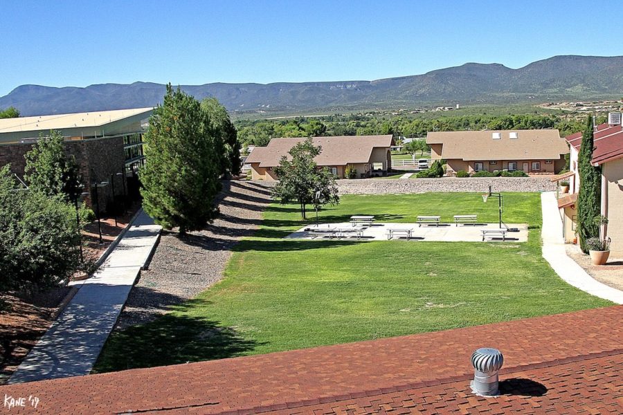 Location and Facilities- the lawn at our Ranch for Developmentally Disabled Adults in Arizona
