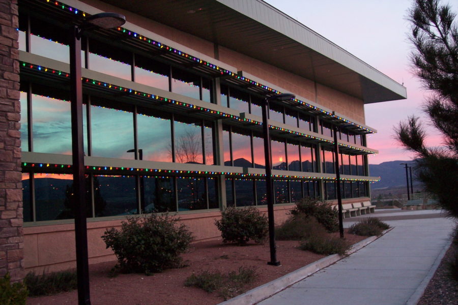 Our ranch for adults with ASD - During the holidays we decorate the ranch and appreciate the AZ sunsets together.