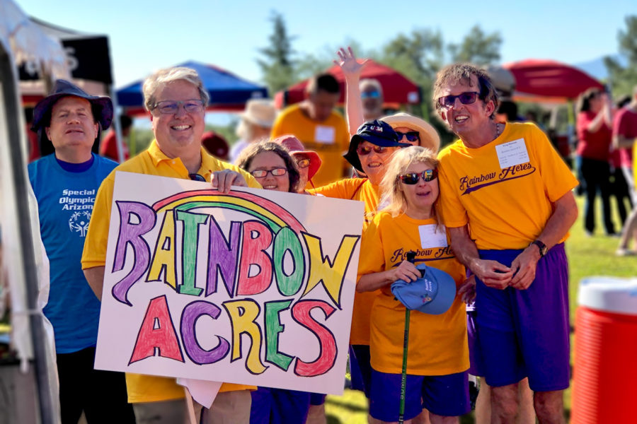 President and CEO, Mike with a few Ranchers at the Bocce Ball Special Olympics at Parkside Church in Camp Verde, Arizona in October 2022.